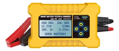Probador y Cargador de Batería BT380