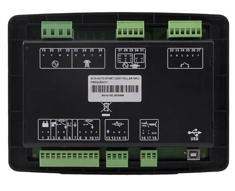 PANEL DE CONTROL PARA PLANTA ELECTRICA CON DISPLAY 6120u - Imagen 3